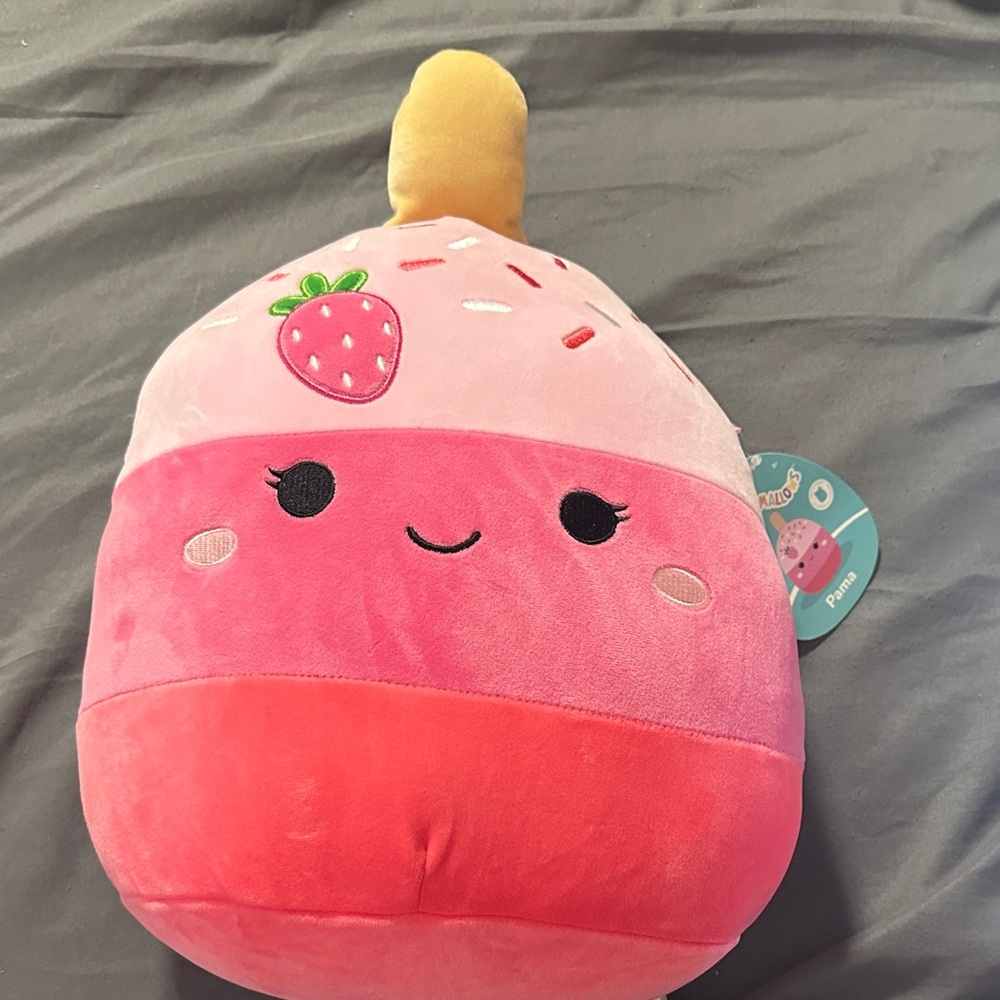 Squishmallows Pink Cake Pop Plush First to Market with Tags 11" (Pama)